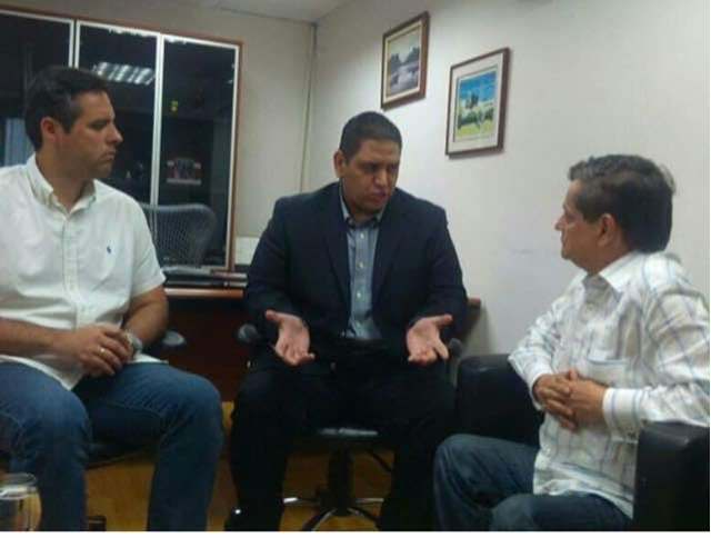 Foto: Luis Emilio Rondón junto a Yon Goicoechea y Kico Bautista / Prensa