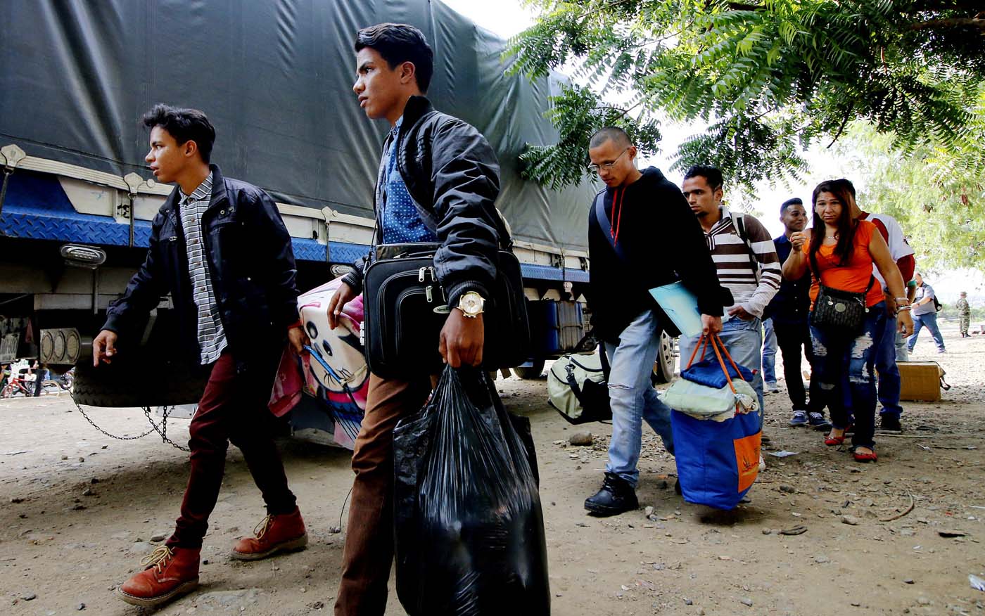 Cúcuta, la vía de escape de miles de venezolanos que huyen de la crisis