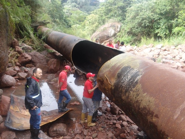 Sin agua San Cristóbal, Torbes y Córdoba por rotura de tubería