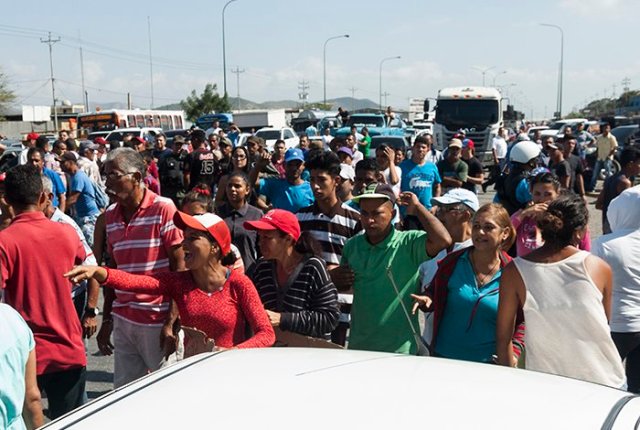 Protesta en Lara. Foto El Impulso