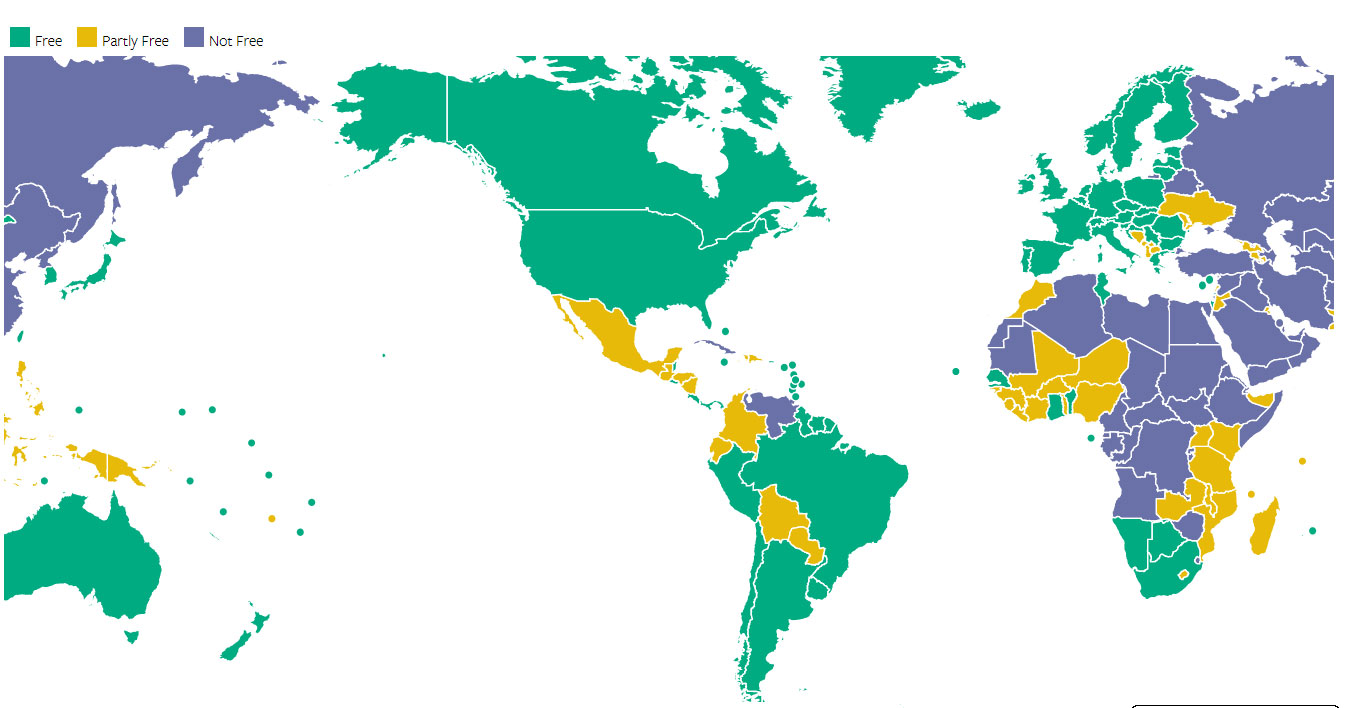 Freedom House preocupado por retroceso de Venezuela en materia de derechos civiles