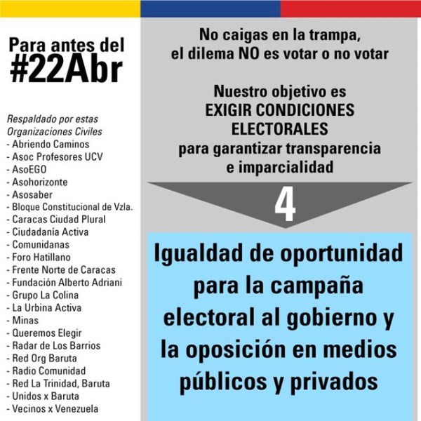 20 ongs elevaron a la ONU petición de elecciones libres en Venezuela