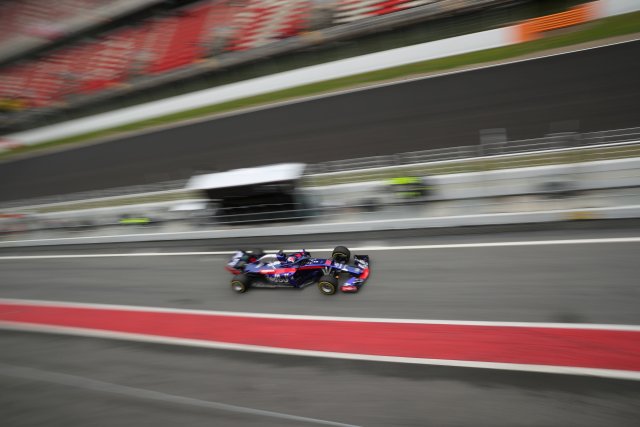 Circuit de Barcelona-Catalunya, Montmeló, España - 1 de marzo de 2018 Pierre Gasly de Toro Rosso durante las pruebas REUTERS / Albert Gea