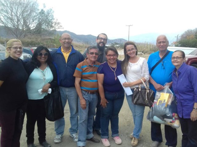 Vanessa Barroso, Johnny Calderón, Everth Celis y Gilberto Quintero fueron los presos políticos liberados: Foto: Alfredo Romero