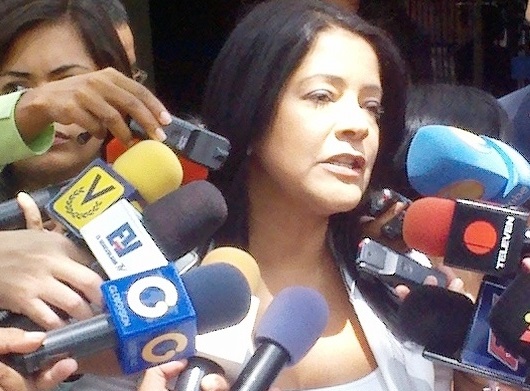 La diputada Neidy Rosal