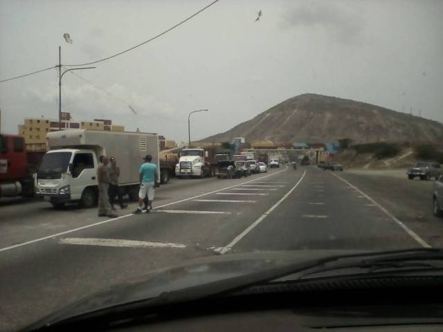 Foto: Protesta en Lara por escasez de gas doméstico  / Cortesía 