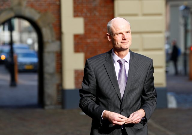 The new Minister of Foreign Affairs, Stef Blok arrives for talks with Prime Minister Mark Rutte in The Hague, the Netherlands March 5, 2018  REUTERS/Michael Kooren