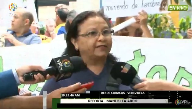 Raquel Figueroa, miembro del Frente Amplio por la educación | Foto captura de Vpi.