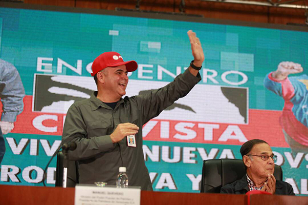 General Manuel Quevedo, presidente de Pdvsa junto al "presidente honorario" de Pdvsa, Alí Rodríguez / Foto @pdvsa