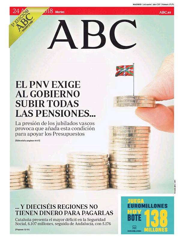 Portadas de la prensa internacional de este martes 3 de abril de 2018