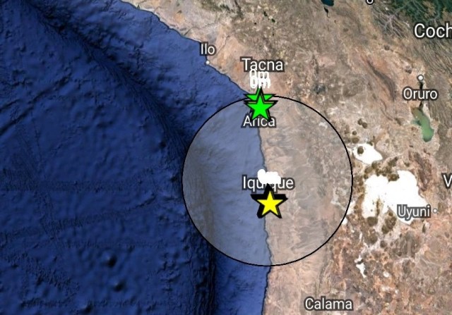 Sismo en Chile // Foto @ALERTADESISMO