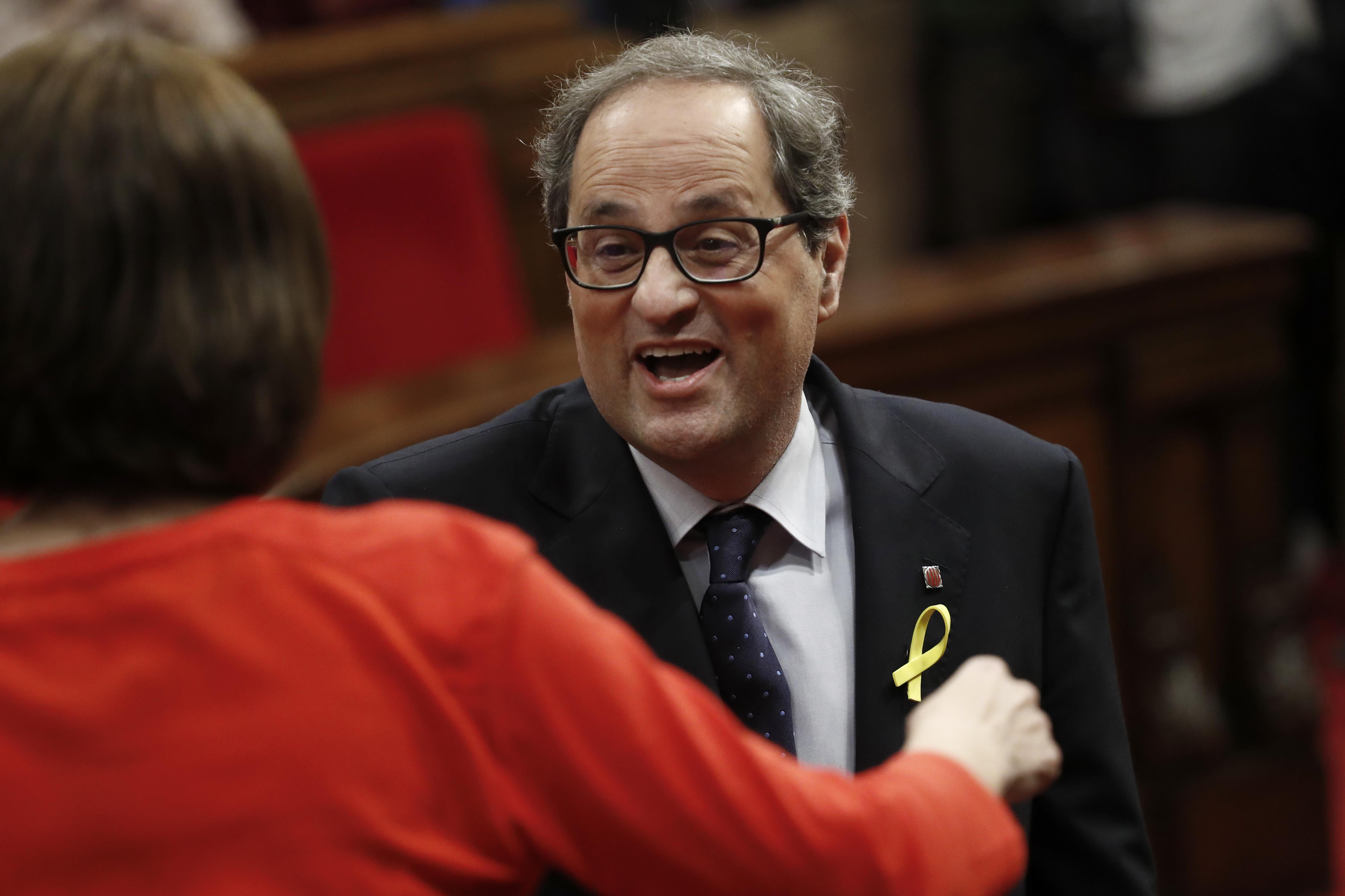 Quim Torra busca la revancha del independentismo catalán en Twitter