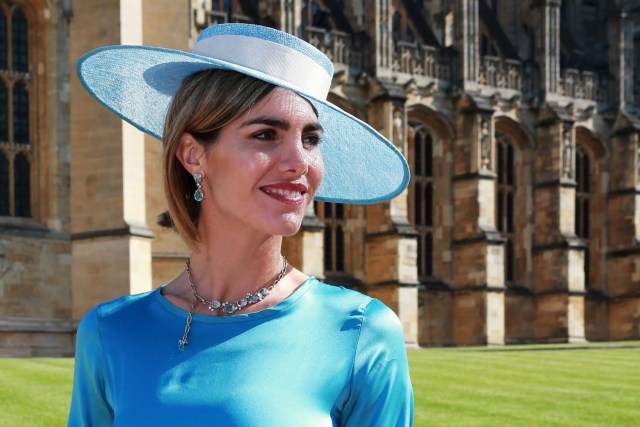 Delfina Blaquier arrives at the wedding of Prince Harry to Ms Meghan Markle at St George's Chapel, Windsor Castle in Windsor, Britain, May 19, 2018. Chris Jackson/Pool via REUTERS