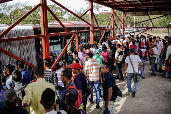 Ciudad Guayana se quedó sin transporte por protesta laboral en Transbolívar