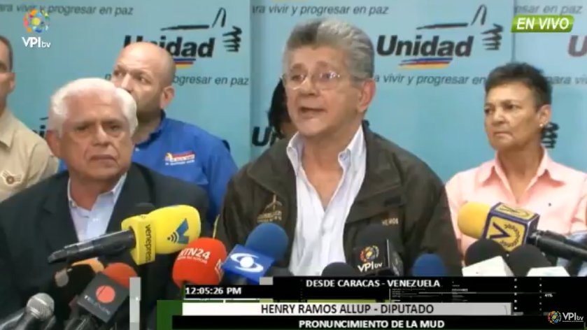 Ramos Allup: Es falso que los venezolanos quieren salir a votar