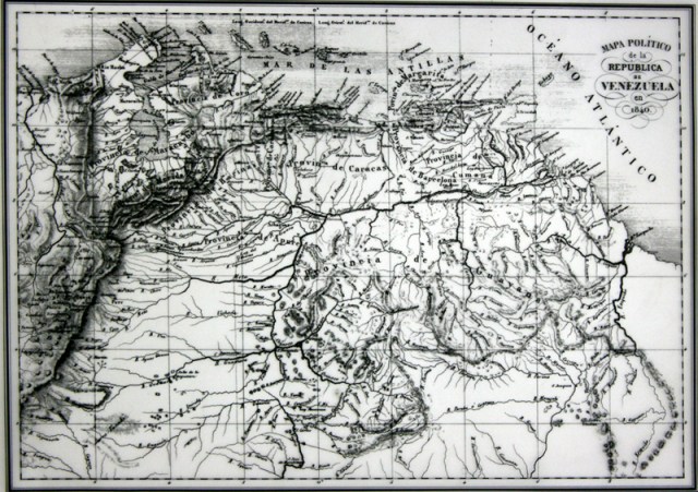 Mapa político de Venezuela