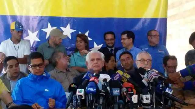 Foto: Omar Barbosa, representante del Frente Amplio Venezuela Libre 