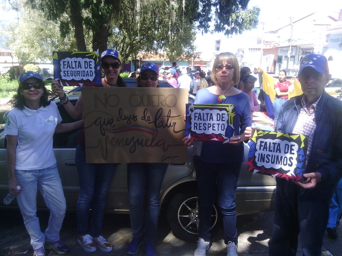 Gremios y sociedad civil también marchan en Mérida #16May (fotos)