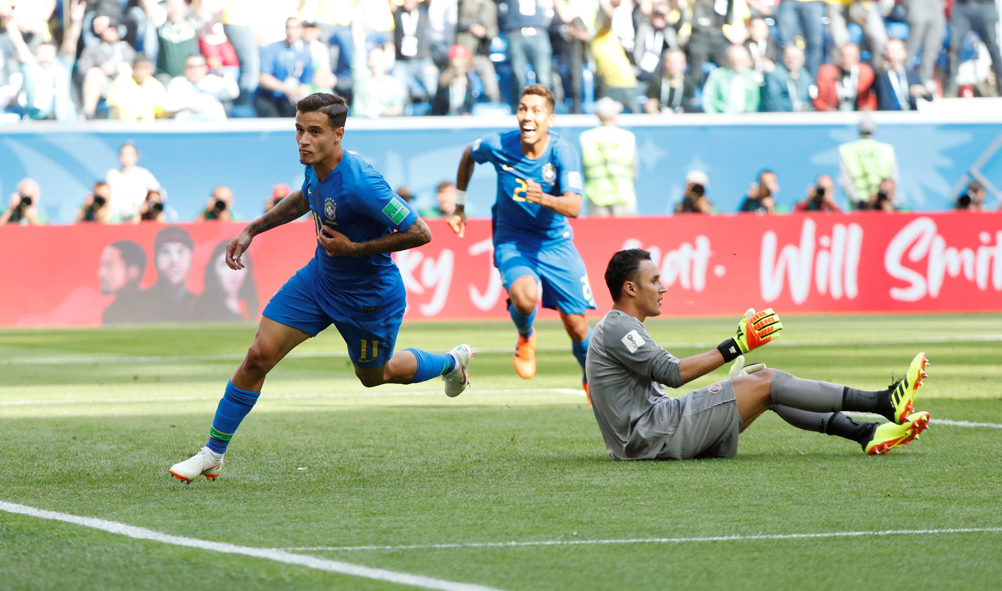 En FOTOS: Costa Rica aguantó el chaparrón de Brasil y se despide de #Rusia2018