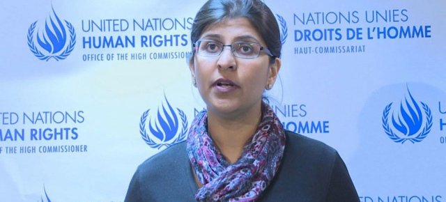 Ravina Shamdasani, portavoz del Alto Comisionado de la ONU para los Derechos Humanos | Foto: @TVVnoticias