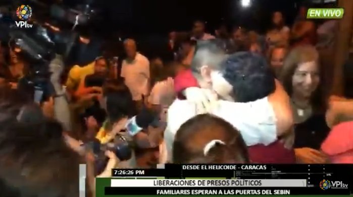 Gregory Sanabria fue liberado de El Helicoide este #2Jun (Video)