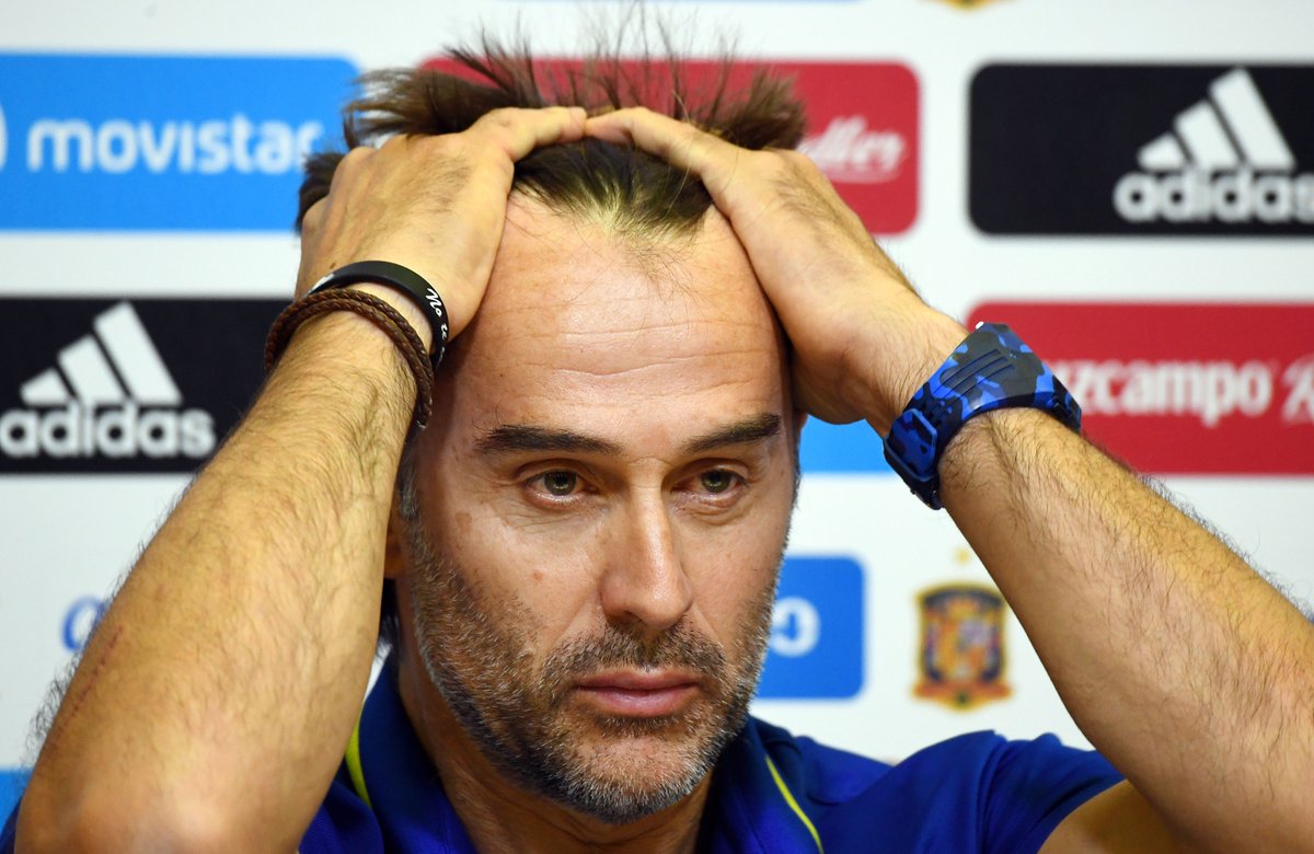 Julen Lopetegui destituido como seleccionador español