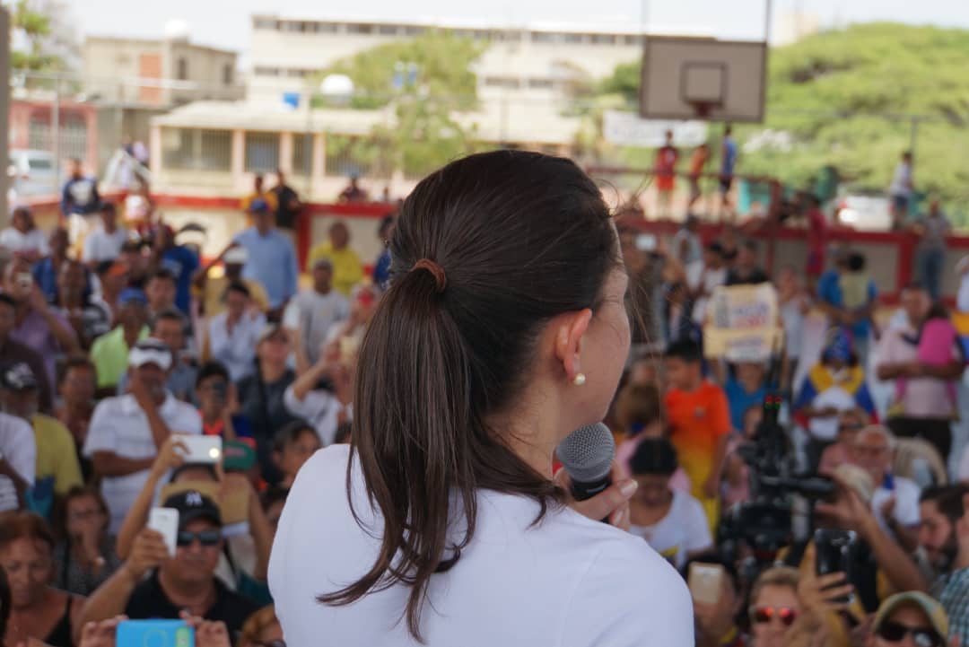 Machado desde Paraguaná: Invitamos a la lucha a todos los venezolanos, menos a los cómplices y corruptos