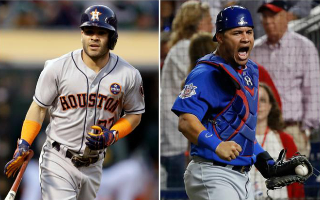 Latinos titulares para el Juego de Estrellas: Altuve, Machado, Abreu, Contreras y Báez