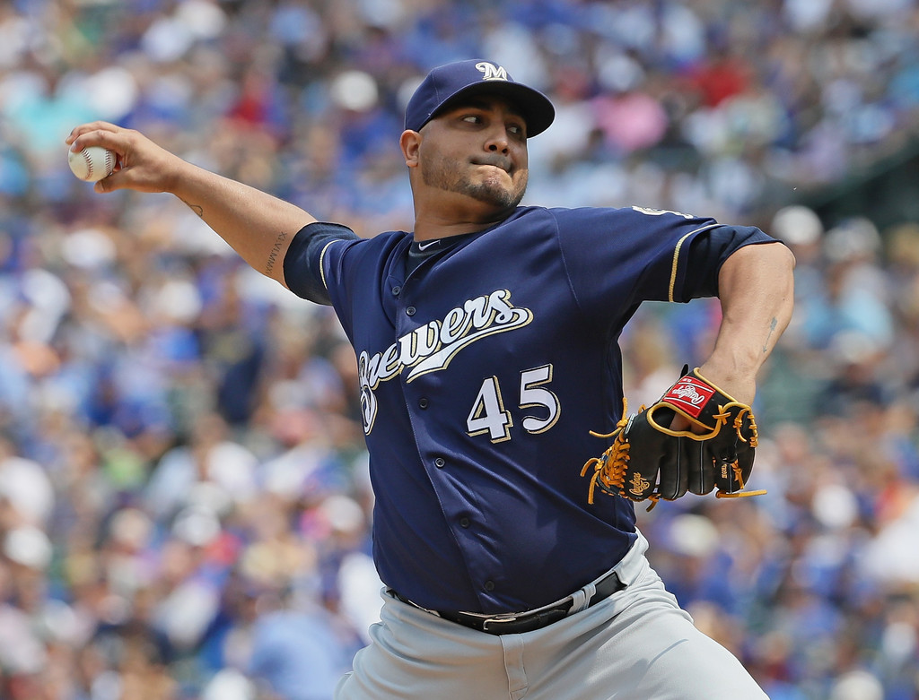 El zuliano Jhoulys Chacín sigue acumulando blanqueadas para los Cerveceros de Milwaukee