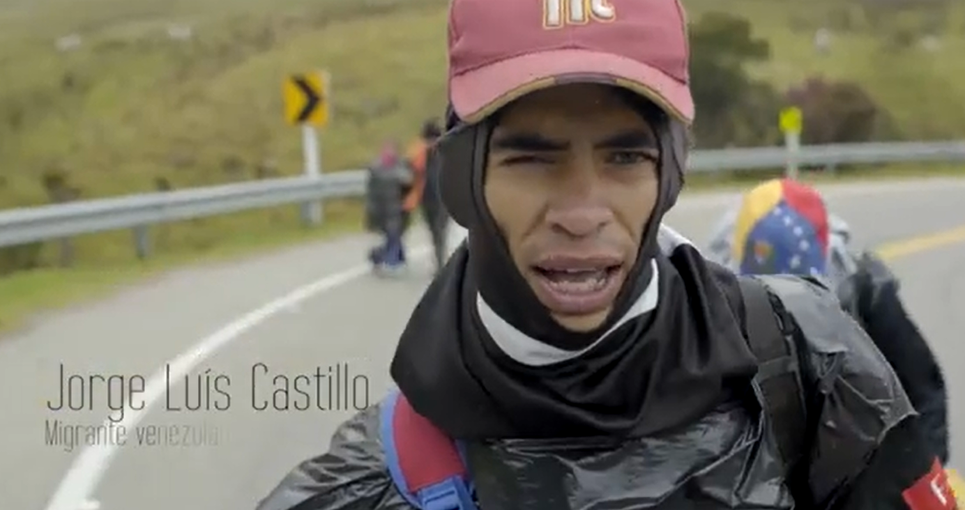 Marcha de la infamia: Los Obstáculos de los venezolanos para cruzar el Páramo Berlín (Video)