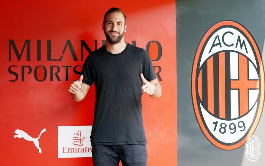 Pipita Higuaín asegura que jugar en Milán será un desafío fascinante