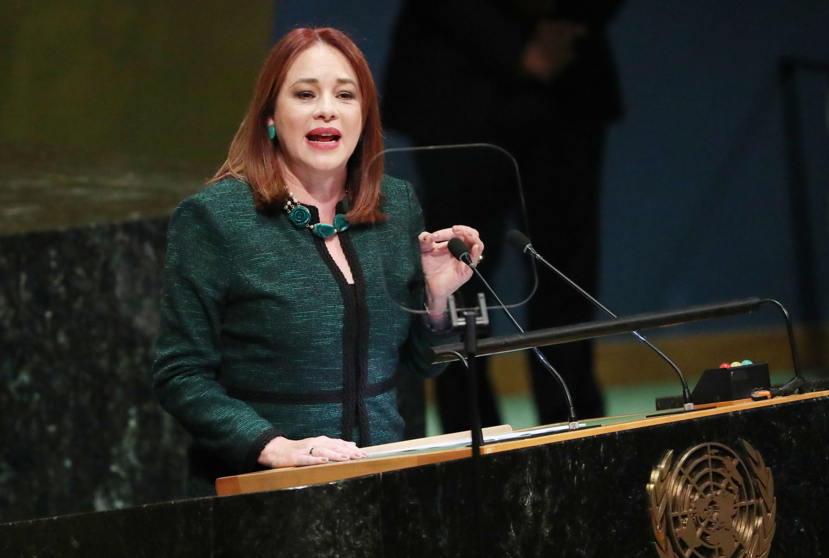 María Fernanda Espinosa en la ONU:  Líderes del mundo deben construir un orden más seguro y humano (Video)