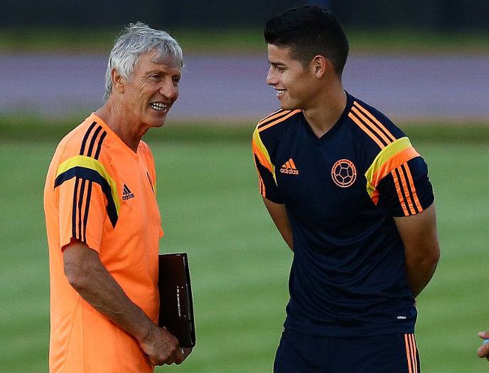 James Rodríguez le dedicó unas emotivas palabras al entrenador José Pékerman