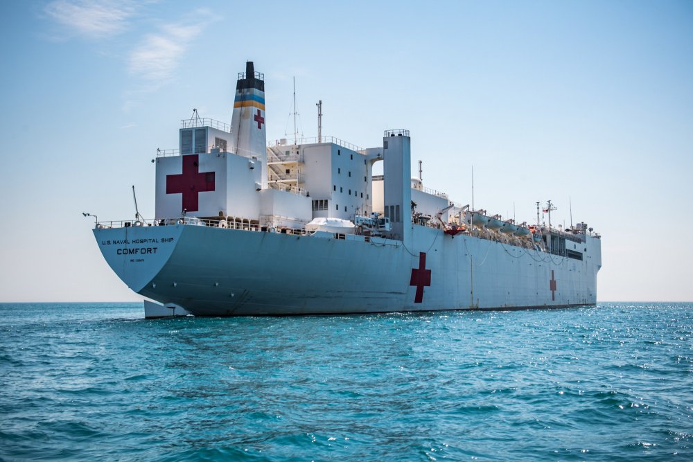 Buque hospital de EEUU zarpó este #11Oct para realizar una misión sanitaria a los migrantes venezolanos