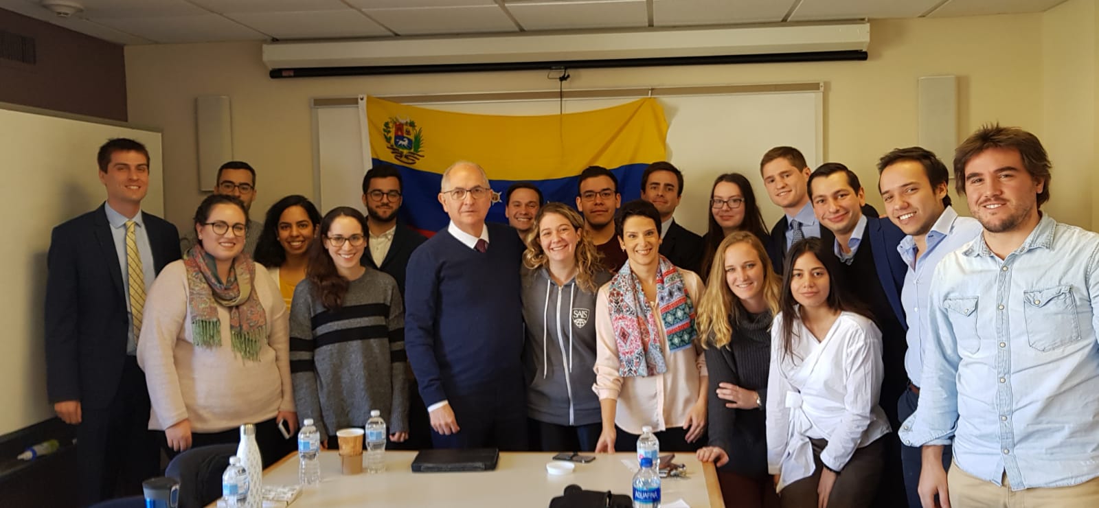 Ledezma en la Universidad Johns Hopkins de Washington: Situación venezolana conmueve al mundo