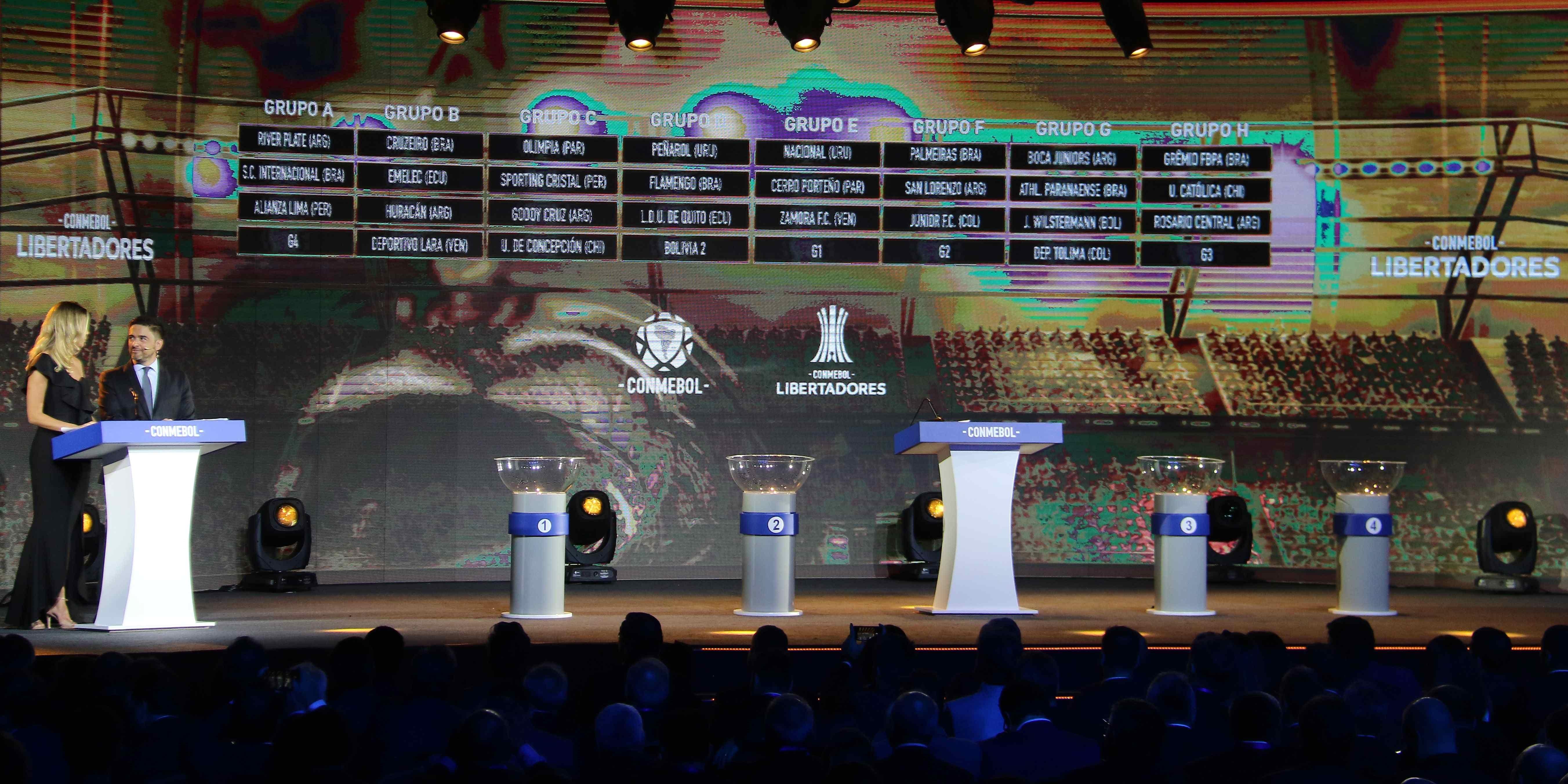 Así quedaron los cruces de la Copa Libertadores 2019 (Fotos)