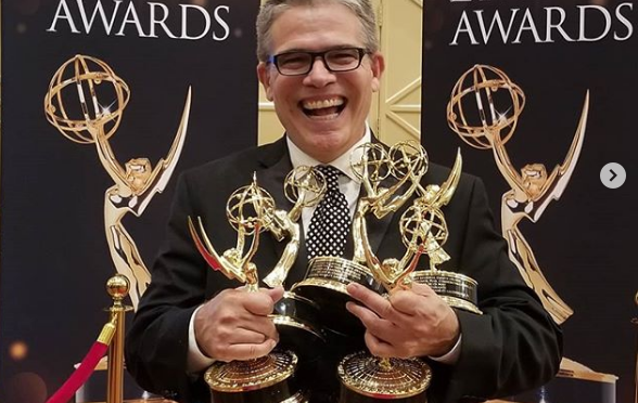 Así reaccionó Nelson Bustamante tras ganar varios EMMYs junto a su equipo (FOTOS)