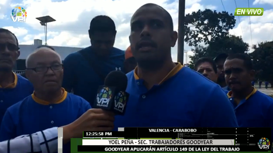 Trabajadores de GoodYear denuncian que gobierno no permite entrega de cauchos (video)