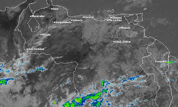 El estado del tiempo en Venezuela este jueves #17Ene, según Inameh