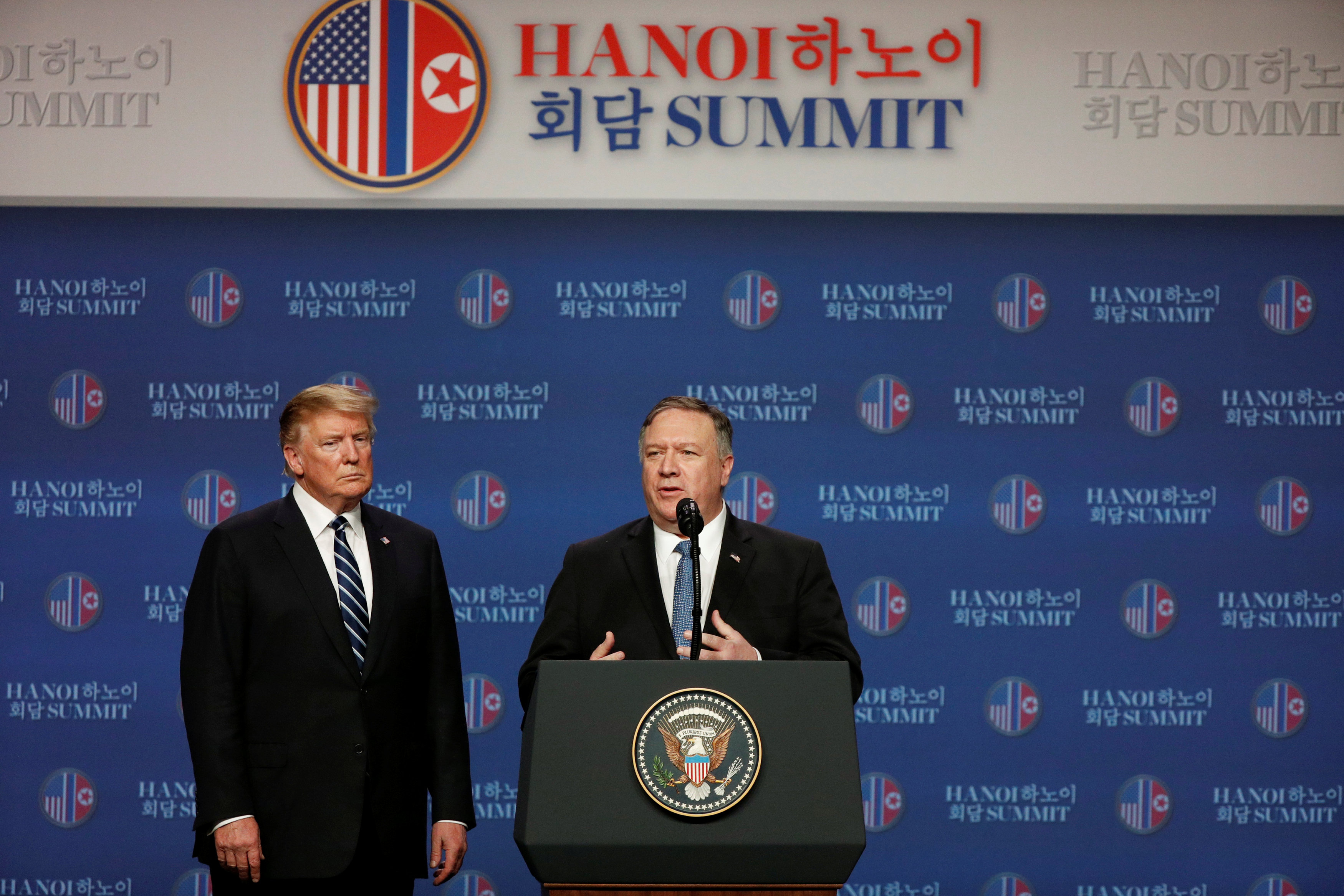 Pompeo dice que Kim no estaba preparado para avanzar en desnuclearización