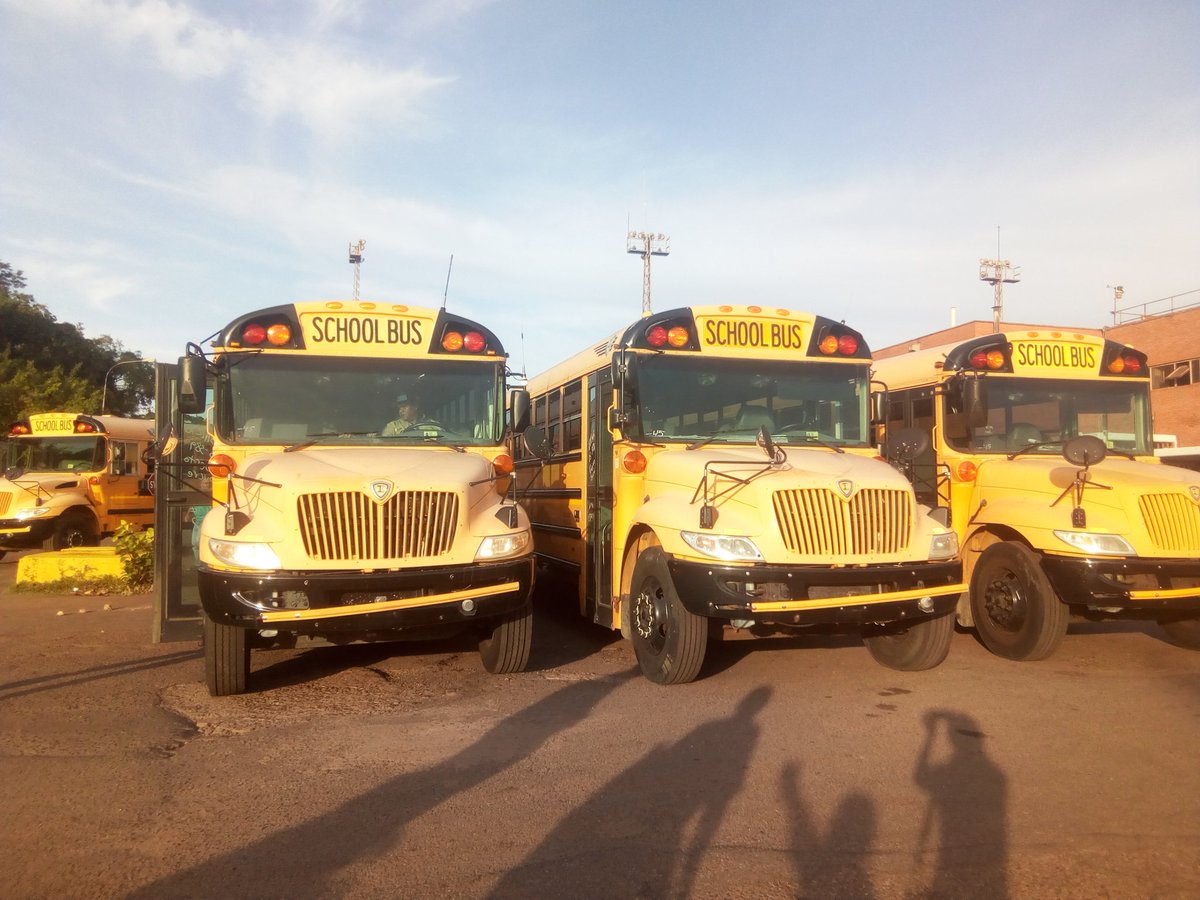 Los autobuses yanquis llegaron a Guayana y dejan en ridículo a los chavistas que hablan de “bloqueo”(FOTOS)