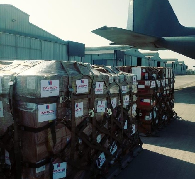 Ayuda humanitaria de Chile para Venezuela partió a Cúcuta (FOTOS)