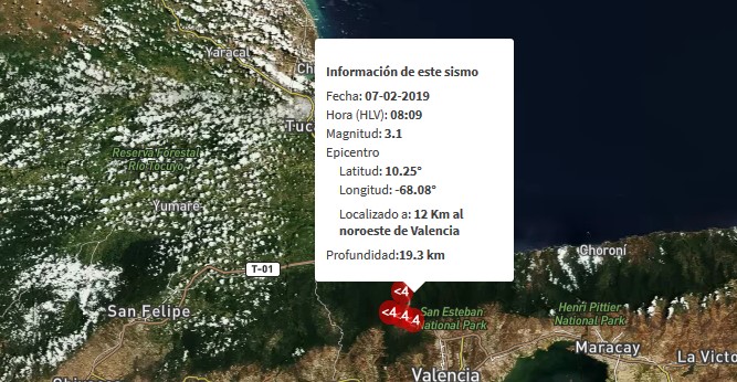 Sismo de magnitud 3.1 en Valencia