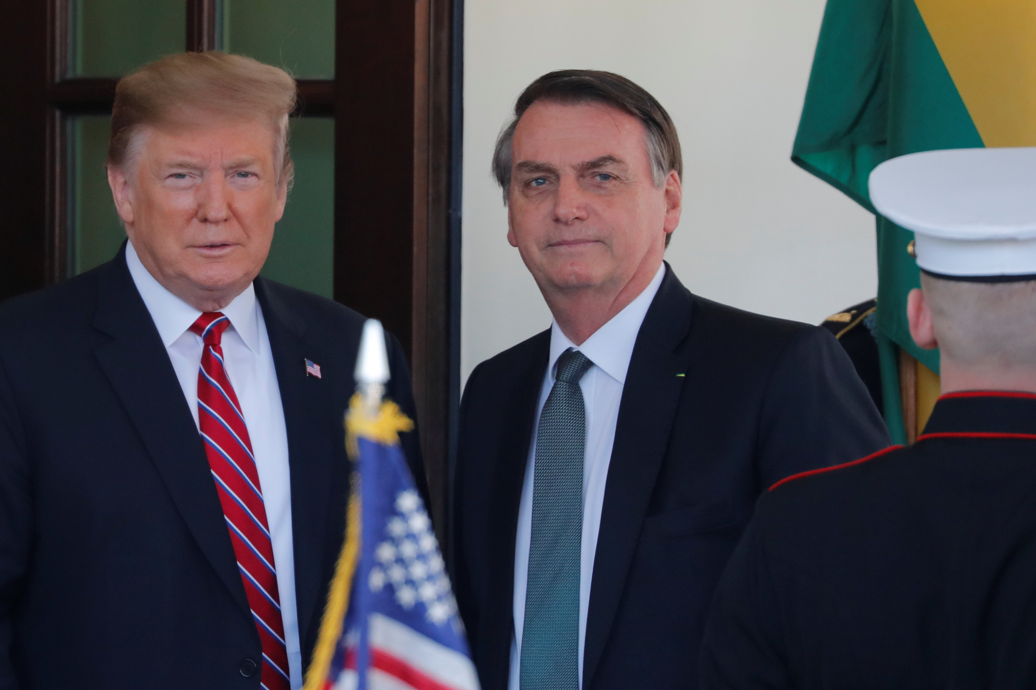 Donald Trump cenará con Jair Bolsonaro en su residencia privada de Florida