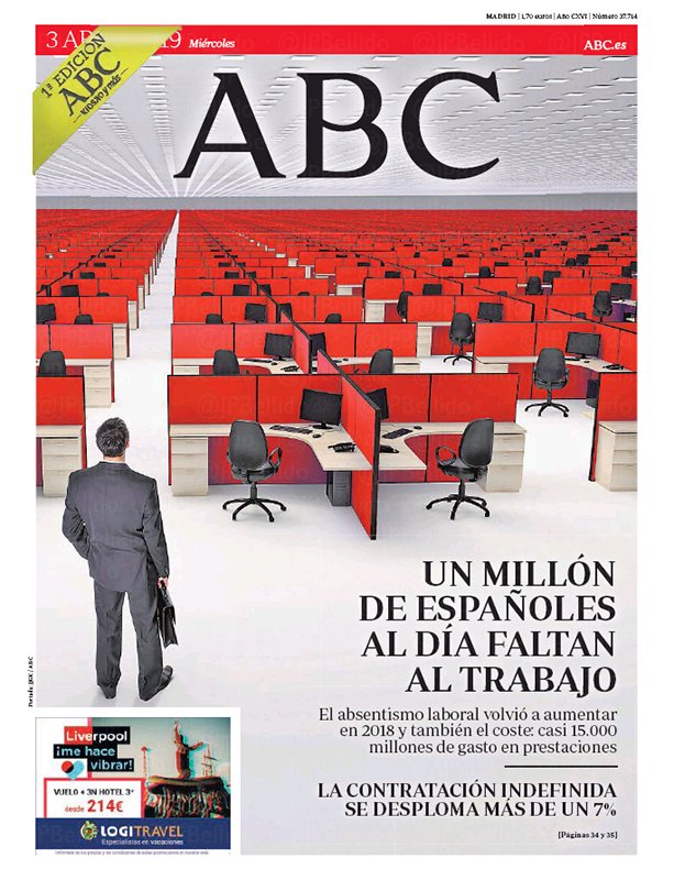 Portadas de la prensa internacional de este miércoles 3 de abril de 2019