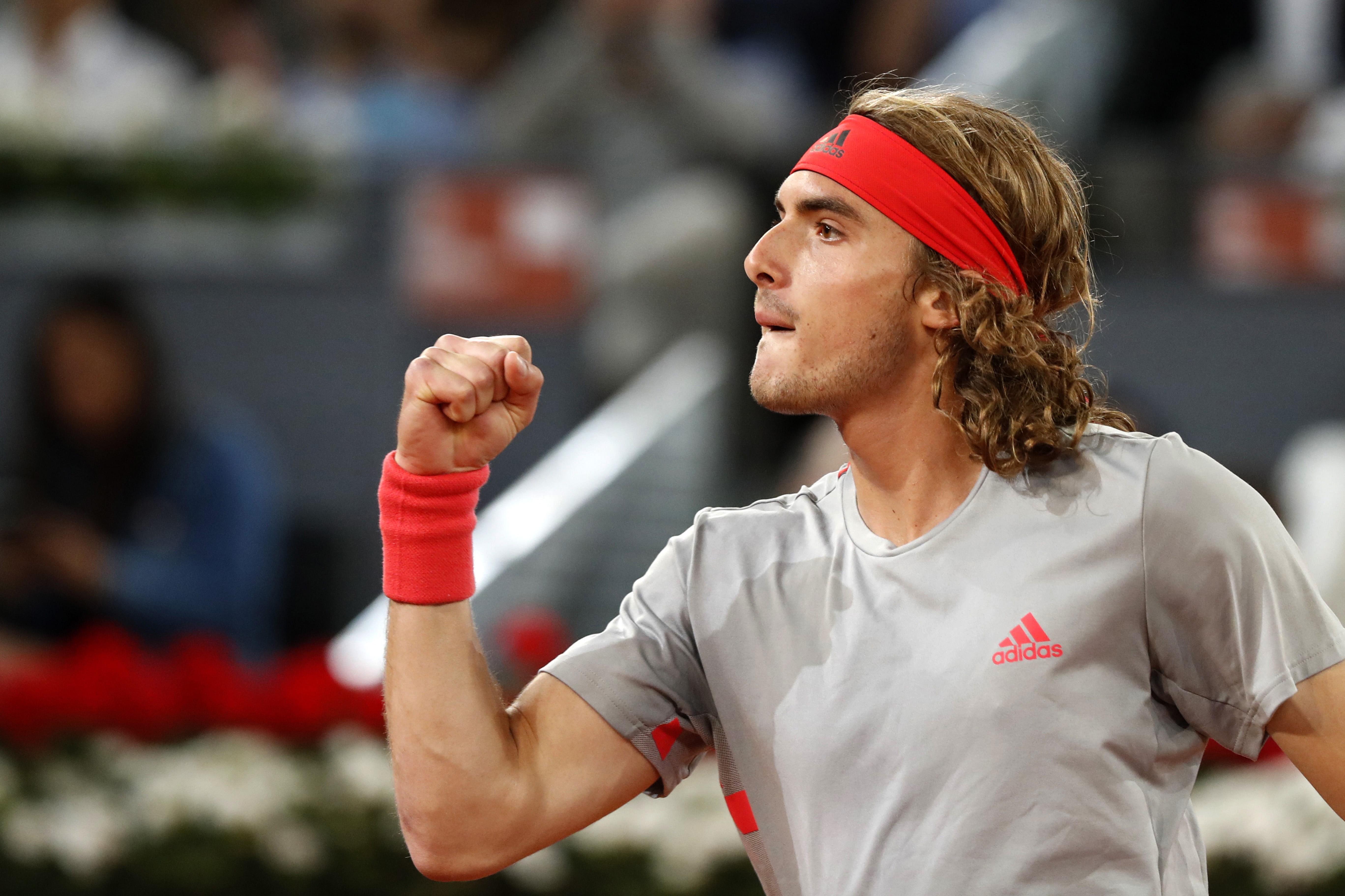 Tsitsipas sorprende a Nadal y disputará la final de Madrid contra Djokovic