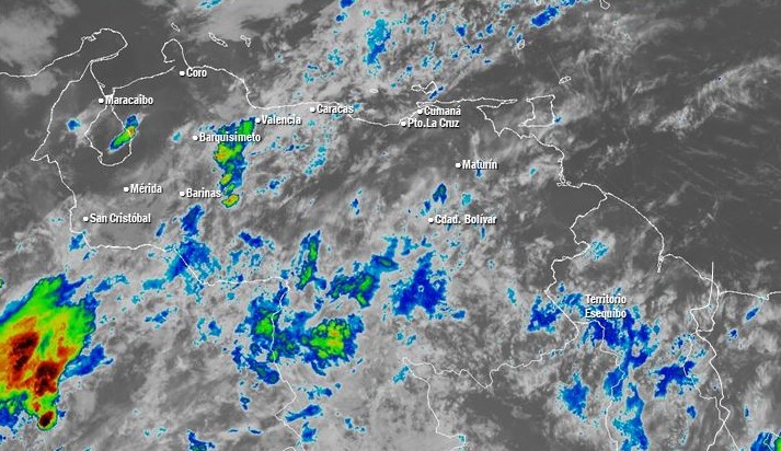 El estado del tiempo en Venezuela este lunes #13May, según Inameh