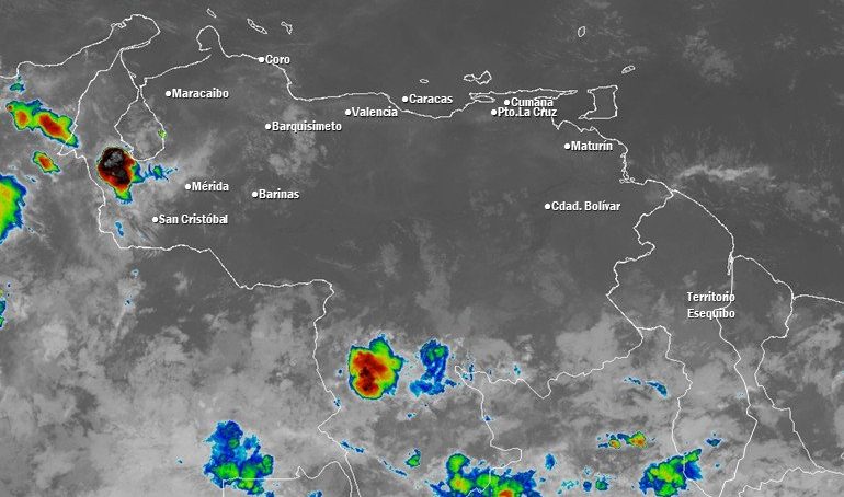 El estado del tiempo en Venezuela este sábado #18May, según Inameh