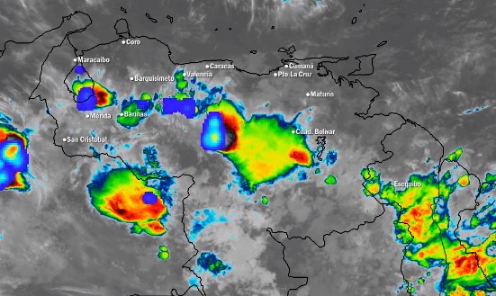 El estado del tiempo en Venezuela este martes #7Abr, según Inameh