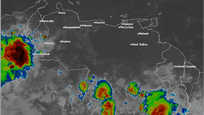 El estado del tiempo en Venezuela este viernes #17May, según Inameh